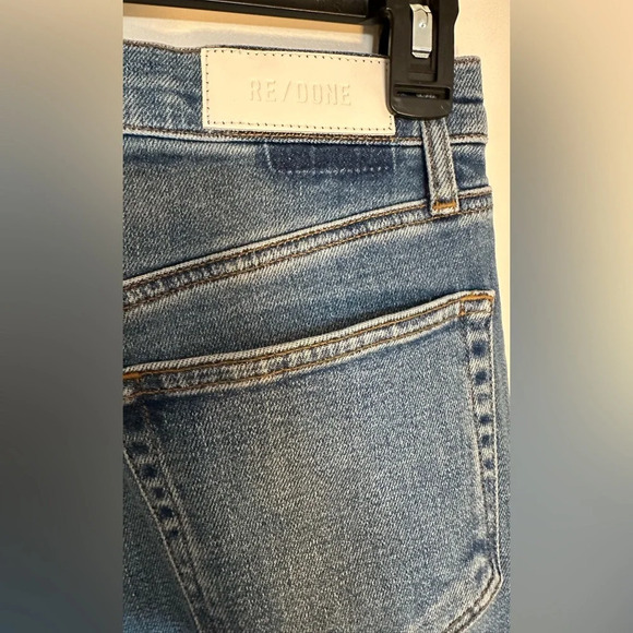 NWT RE/DONE 70s Crop High-Rise Bootcut Jeans 25 - Picture 9 of 13